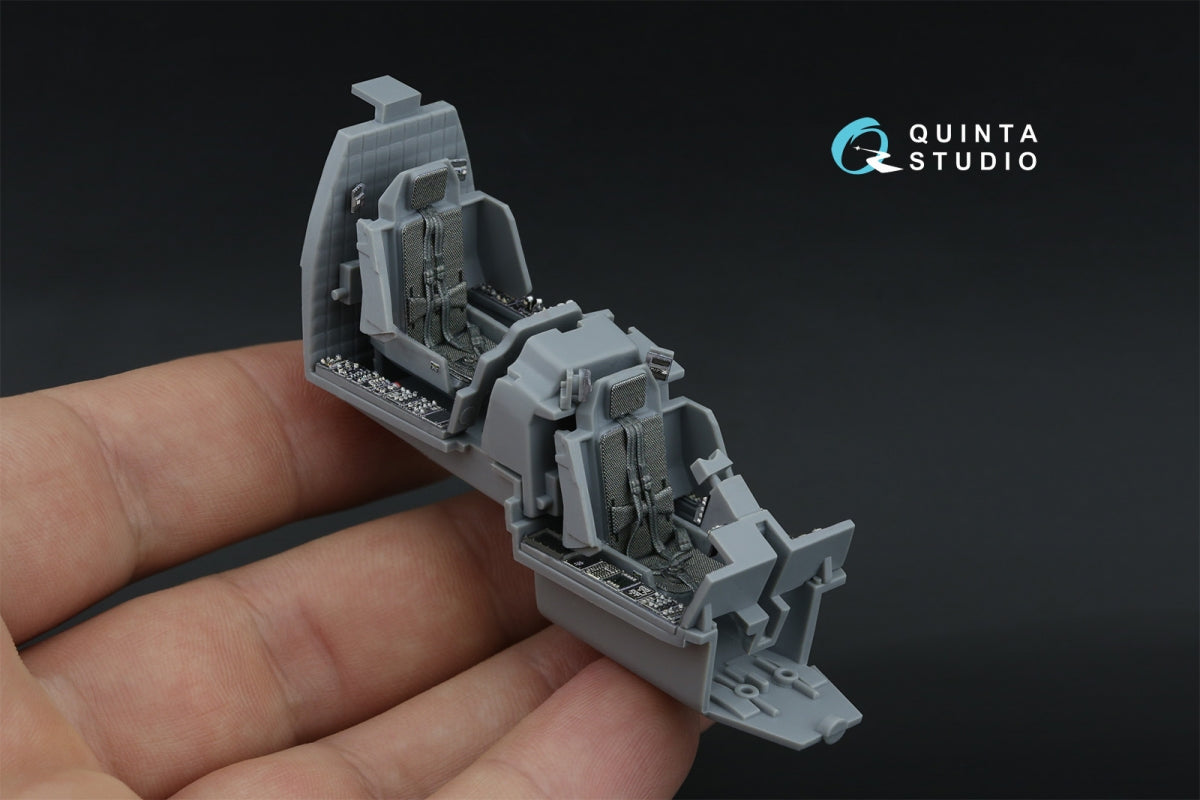 Quinta Studio QD48571 AH-64A 3D-Printed &amp;amp; coloured Interior on decal paper (Hasegawa) 1/48 – Bild 10