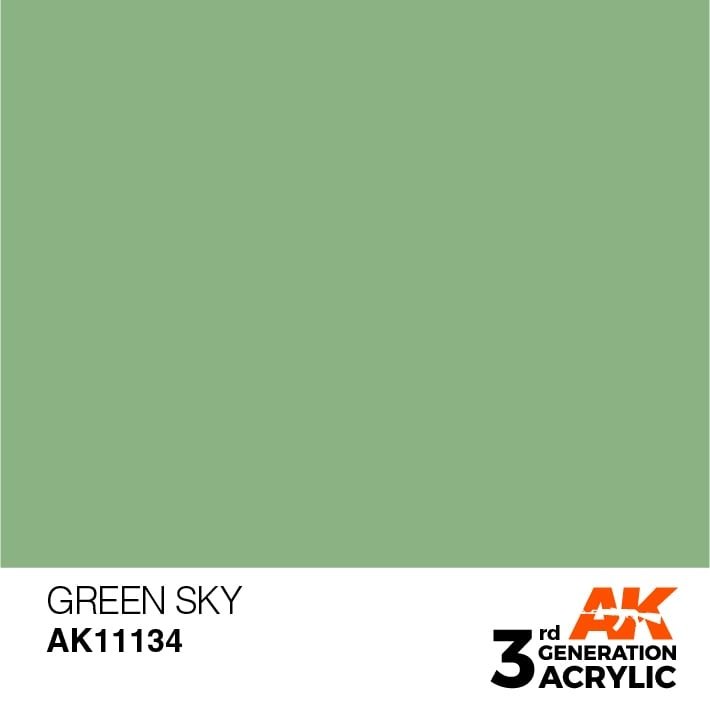 AK Interactive AK11134 GREEN SKY – STANDARD 17ml