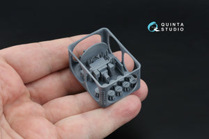 Quinta Studio QD+48574 Fairey Battle Mk.I 3D-Printed &amp;amp; coloured Interior on decal paper (Trumpeter) (with 3D-printed resin parts) 1/48 – immagine 6