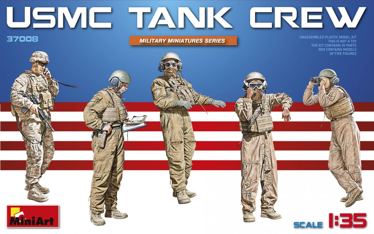 MiniArt 37008 USMC. TANK CREW 1/35