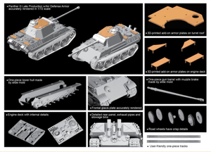 Dragon 7696 Panther G Late Production w/Air Defense Armor 1/72 – immagine 2