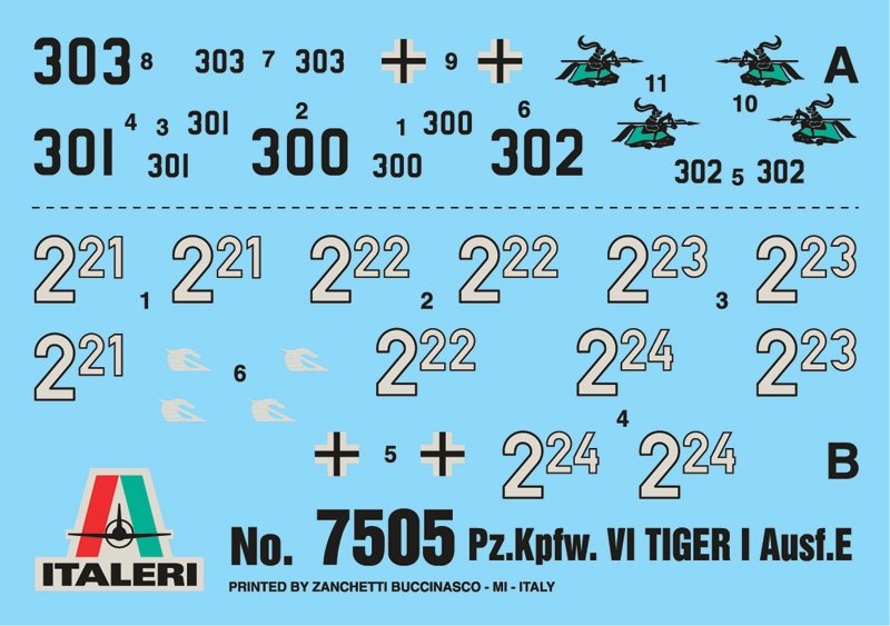 Italeri 7505 Pz. Kpfw. VI TIGRE I Ausf. E (1/72) – image 6