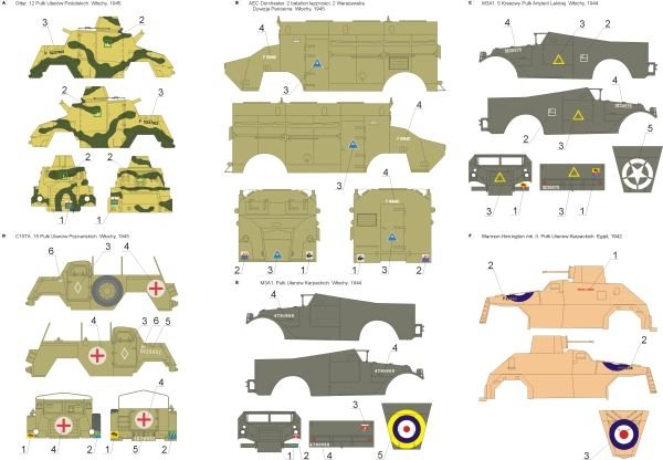 ToRo Model 35D36 - Armoured cars in Polish service vol.1 Egypt 1942 - Italy 1945 1/35 – zdjęcie 2