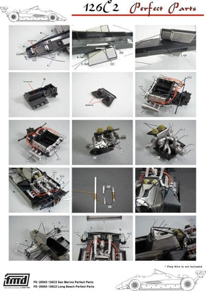 KA Models FE-20003 126C2 SAN MARINO PERFECT PARTS for Fujimi 1/20 – Bild 7