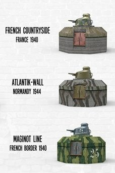 RT-Diorama 35648 French Bunker with FT17 turret 1/35 – immagine 2