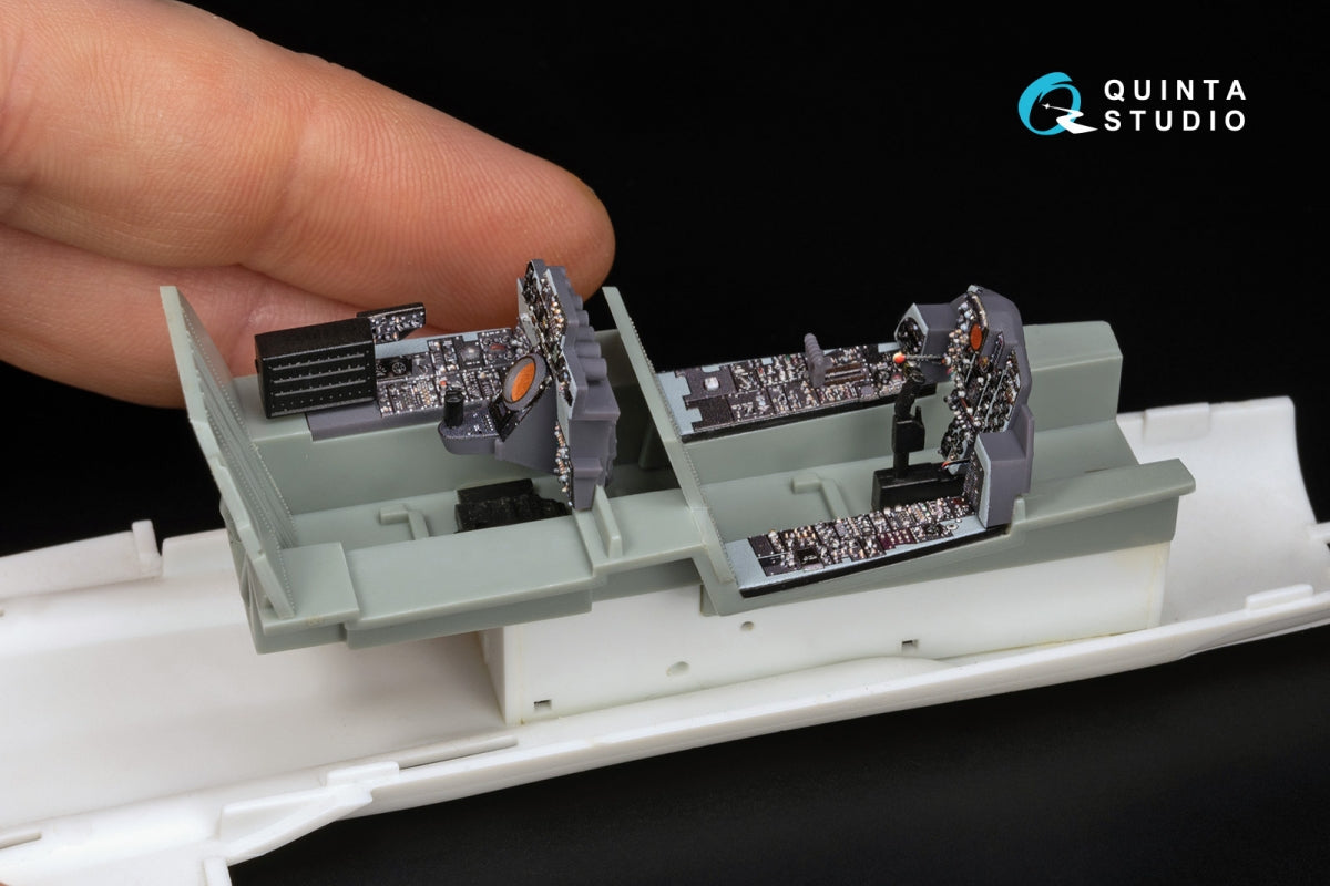 Quinta Studio QD+48490 F-4S Phantom II 3D-Printed &amp;amp; coloured Interior on decal paper (Academy) (with 3D-printed resin parts) 1/48 – Bild 12