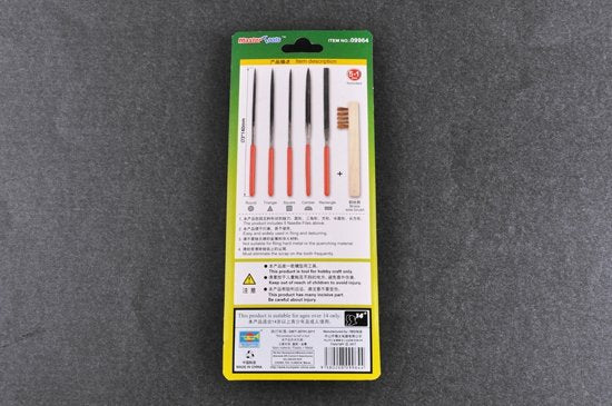 Trumpeter 09964 Assorted needle files set (Middle-Toothed)-3*140mm – immagine 2
