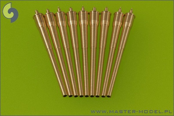 Master SM-700-036 USN 16in/45 (40,6 cm) Mark 6 barrels (9 pcs) - North Carolina and South Dakota battleship classes