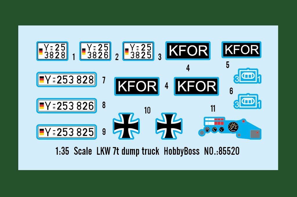 Hobby Boss 85520 LKW 7t dump truck 1/35 – image 4