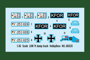 Hobby Boss 85520 LKW 7t dump truck 1/35 – image 4