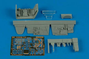Aires 4486 Bf 109G-14 cockpit set 1/48 Academy