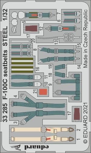Eduard BIG33136 F-100C PART I TRUMPETER 1/32 – immagine 4