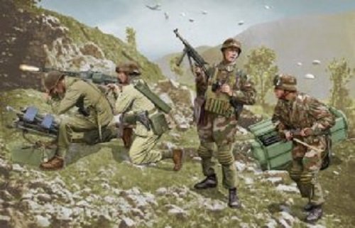 Dragon 6743 German Brandenburg Troops, Leros 1943 (4 Figures Set) 1/35 – immagine 2
