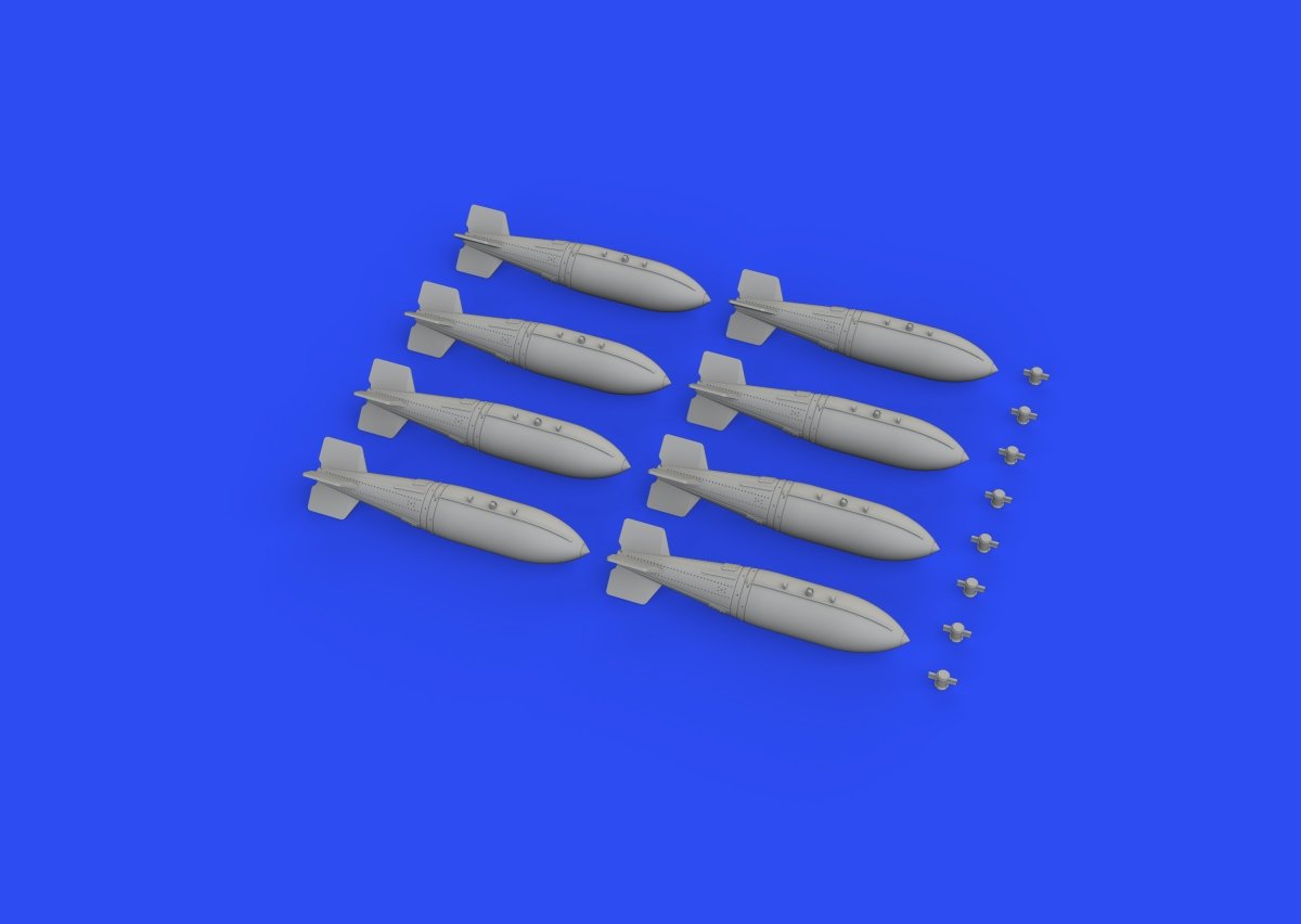 Eduard 672277 British 1000lb retarded bombs 1/72 – image 2