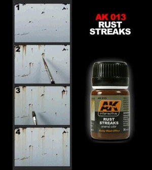 AK Interactive AK013 Rust Streaks 35ml – image 2