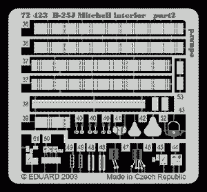Eduard BIG7201 B-25J 1/72 HASEGAWA – image 6
