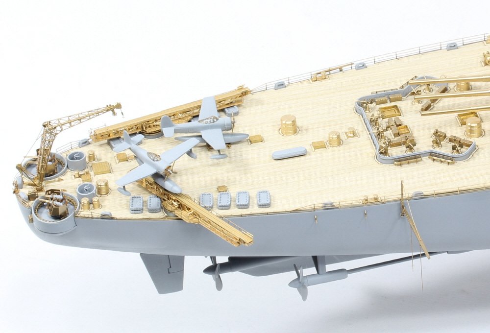 Pontos 37026FB USS BB-63 Missouri 1945 Advanced Detail Up Set (Deck Blue 20B stained wooden deck) 1/350 – immagine 5