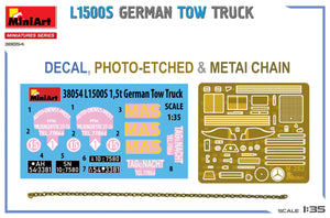 MiniArt 38054 L1500S GERMAN TOW TRUCK 1/35 – zdjęcie 3