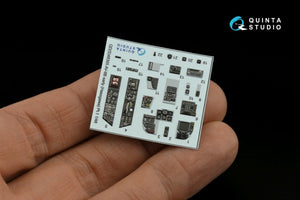 Quinta Studio QD48305 AV-8B Early 3D-Printed &amp;amp; coloured Interior on decal paper (Hasegawa) 1/48 – imagen 4