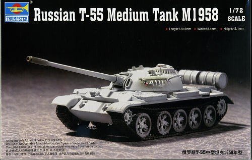 Trumpeter 07282 T-55 Medium Tank M1958 1/72