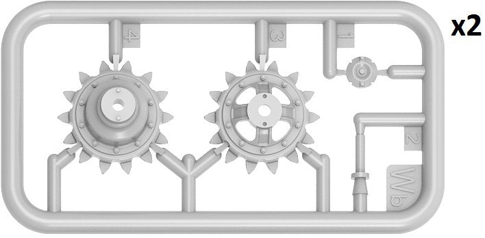 MiniArt 37060 T-62 WHEELS SET 1/35 – imagen 2