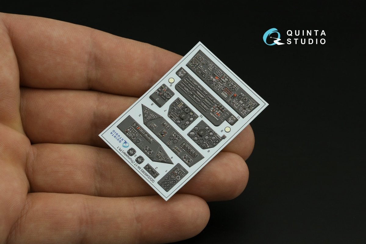 Quinta Studio QD48383 Mi-17 3D-Printed &amp;amp; coloured Interior on decal paper (Trumpeter) 1/48 – Bild 6