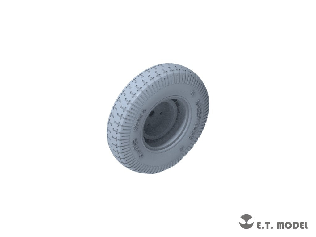 ET Model P35-105 WWII German Sd.Kfz.234 Large Diameter Weighted Wheels Type.5 1/35 – image 5