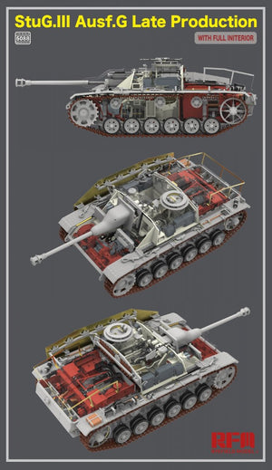 Rye Field Model 5088 StuG.III Ausf.G Late Production with full interior 1/35 – Bild 5