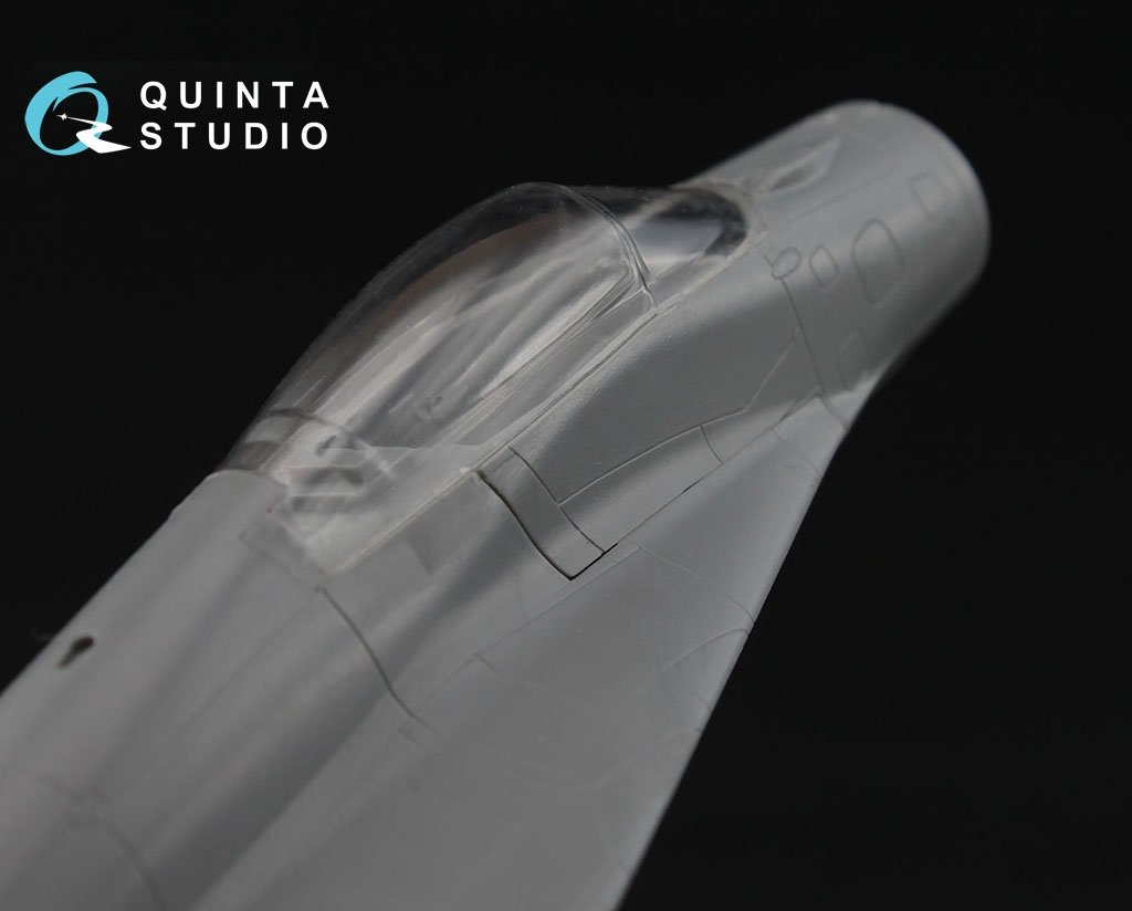 Quinta Studio QC72002 MiG-29 vacuformed clear canopy 2 pcs (for 7278, 7309 Zvezda kit) 1/72 – immagine 6