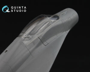 Quinta Studio QC72002 MiG-29 vacuformed clear canopy 2 pcs (for 7278, 7309 Zvezda kit) 1/72 – immagine 6