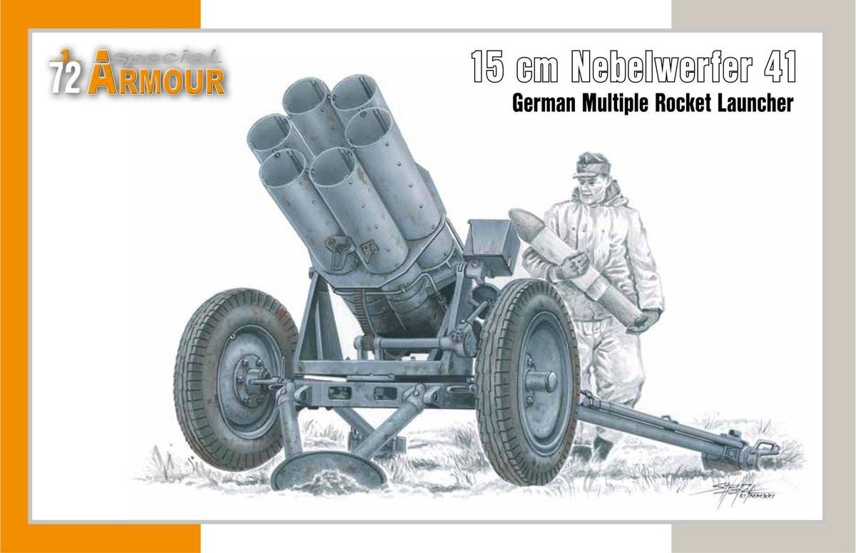 Special Armor 72026 15 cm Nebelwerfer 41 'German Multiple Rocket Launcher' 1/72
