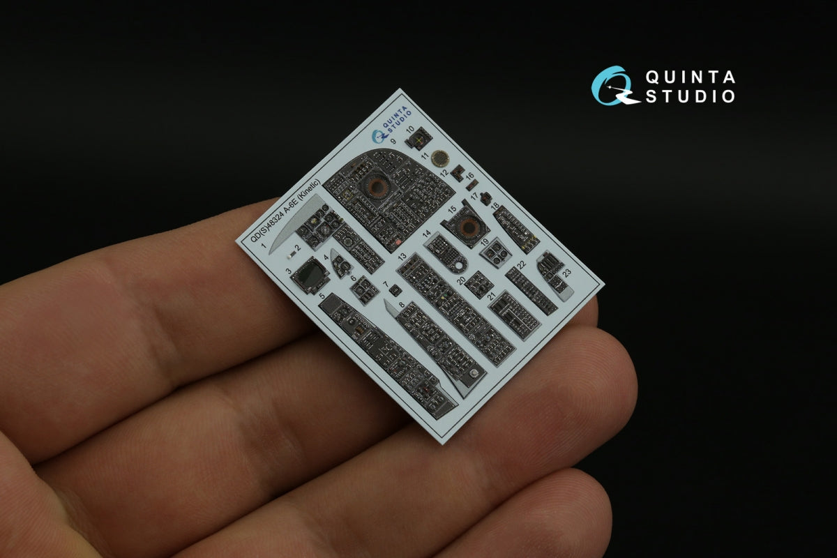 Quinta Studio QD48324 A-6E 3D-Printed coloured Interior on decal paper (Kinetic) 1/48 – zdjęcie 6