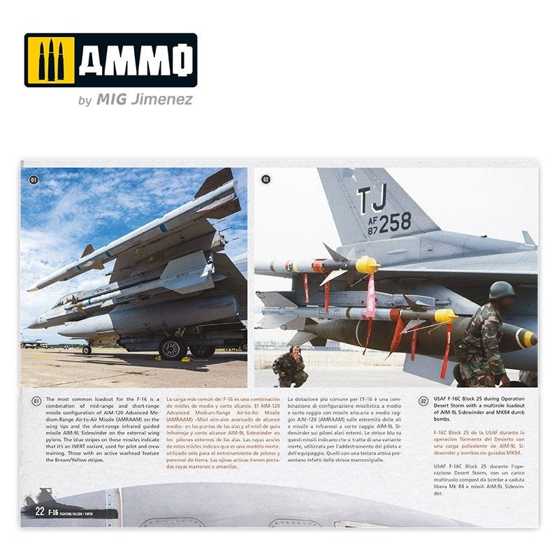 AMMO of Mig Jimenez 6029 F-16 Fighting Falcon / VIPER. Visual Modelers Guide Multilingüal (Eng, Spa, Ita) – Bild 2