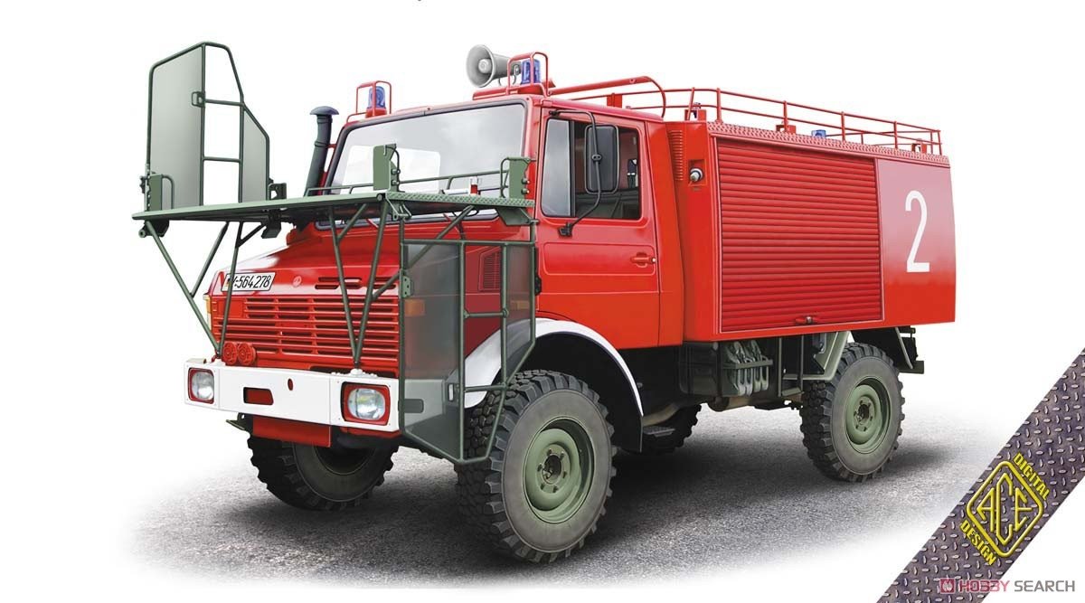 ACE 72452 Unimog U 1300L Feuerlösch Kfz TLF 1000 1/72 – immagine 2