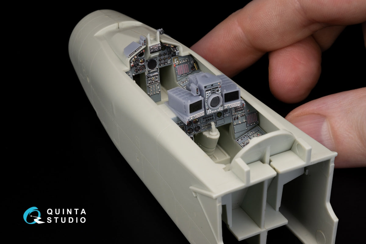 Quinta Studio QDS+48054 Tornado IDS German 3D-Printed &amp;amp; coloured Interior on decal paper (Revell) (small version) (with 3D-printed resin parts) 1/48 – immagine 15