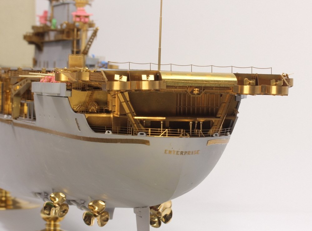 Pontos 27010fn 1/200 USS CV-6 Enterprise 1942 Detail Up Set (Teak Tone wooden deck) 1/200 – Bild 26