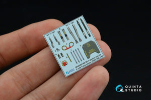 Quinta Studio QD+48448 F-4G early 3D-Printed &amp;amp; coloured Interior on decal paper (Zoukei Mura SWS) (with 3D-printed resin parts) 1/48 – immagine 6