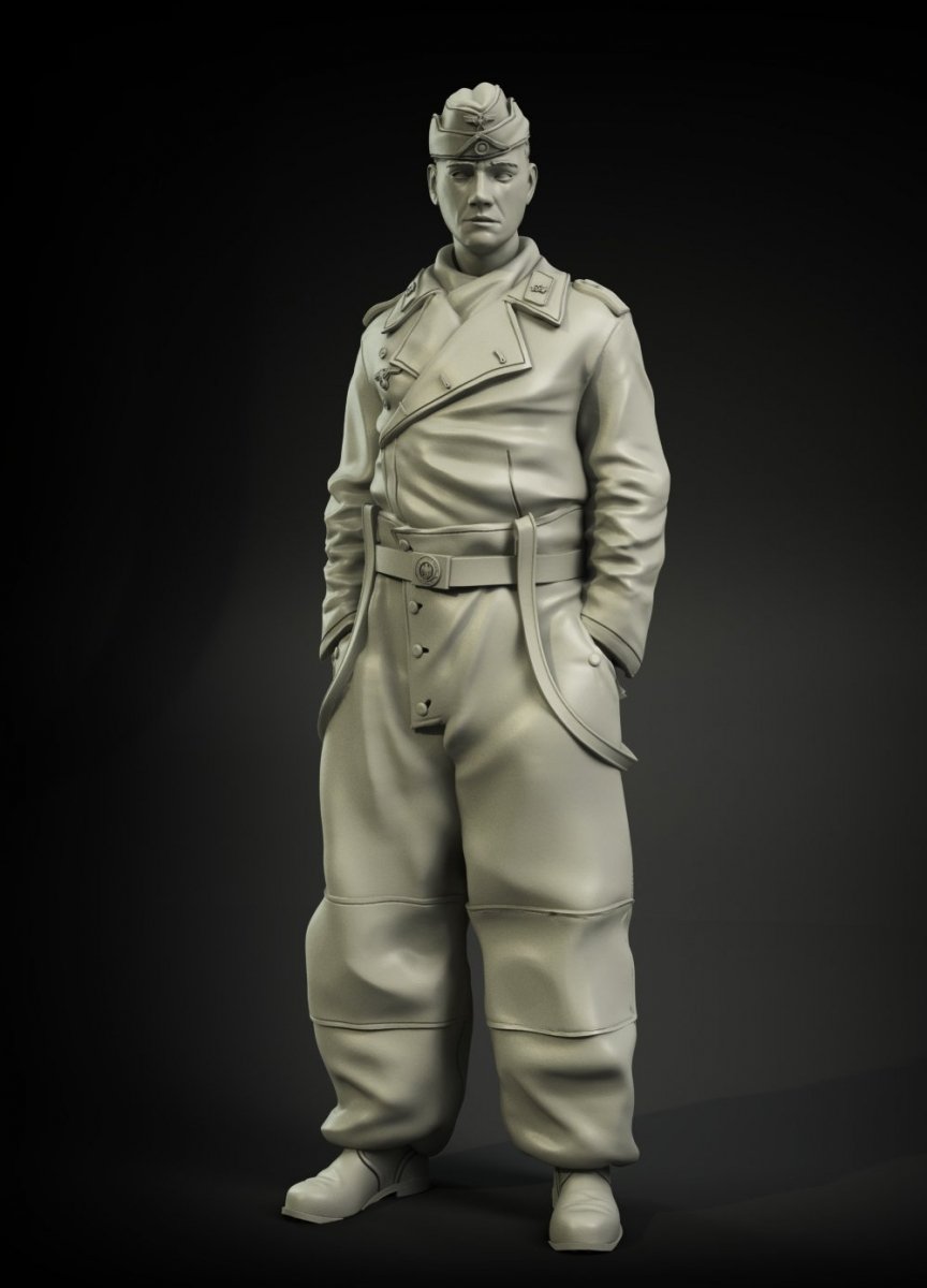 Panzer Art FI35-055 Pantalon d&amp;#39;hiver de tankiste allemand n° 2 1/35
