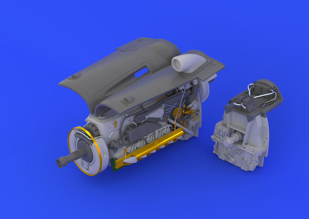 Eduard 632025 Bf 109G-6 engine 1/32 (Revel) – Bild 4