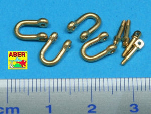 Aber R-13 Late model Shackle for Pz.Kpfw.VI Tiger Ausf.B x4pcs 1/35 – imagen 2