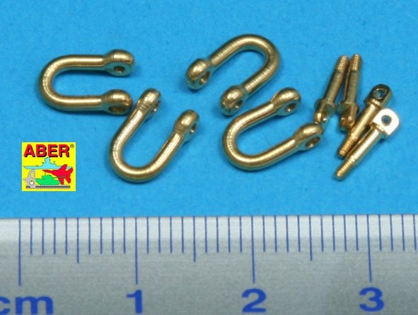 Aber R-13 Late model Shackle for Pz.Kpfw.VI Tiger Ausf.B x4pcs 1/35 – imagen 2