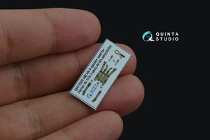 Quinta Studio QD72124 Harrier Gr.1 / Gr.3 early 3D-Printed coloured Interior on decal paper (Airfix) 1/72 – immagine 5