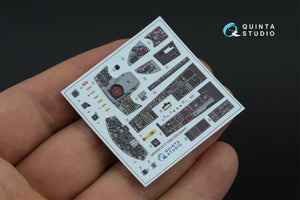 Quinta Studio QDS-32181 F-104S-ASA 3D-Printed coloured Interior on decal paper (Italeri) (small version) 1/32 – zdjęcie 5
