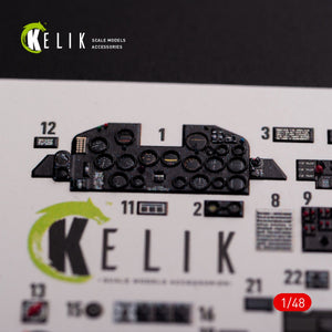 KELIK K48015 P-47D &amp;quot;Razorback&amp;quot; interior 3D decals for Tamiya kit 1/48 – image 3