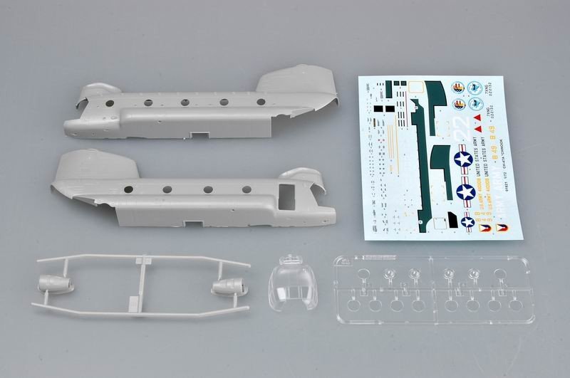 Trumpeter 01621 CH-47A Chinook medium-lift helicopter 1/72 – Bild 4