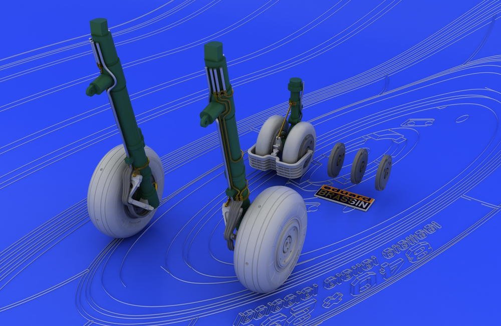 Eduard 648037 MiG-29 wheels 1/48 (Eduard, Academy) – imagen 2
