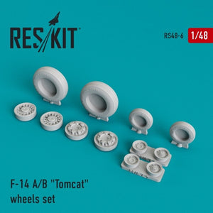 RESKIT RS48-0006 F-14 (A/B) &amp;quot;Tomcat&amp;quot; resin wheels 1/48