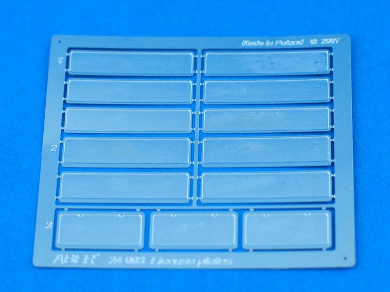 Aber 24003 Tablice rejestracyjne 1/24