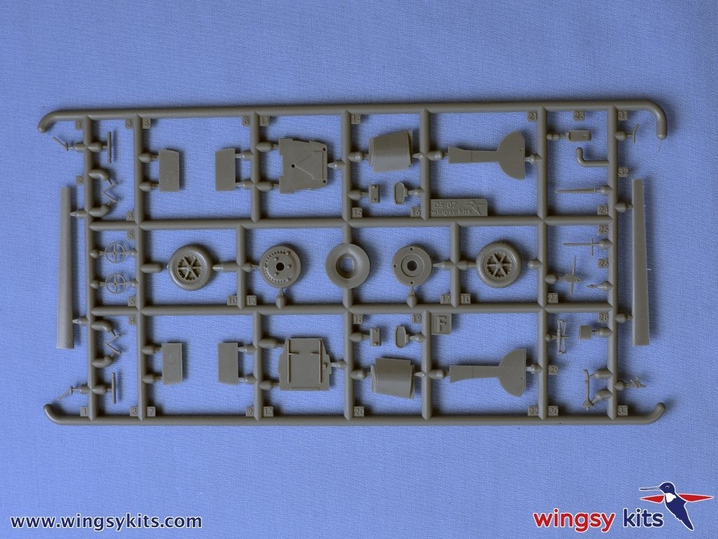 Wingsy Kits D5-07 German WWII Fighter MESSERSCHMITT Bf 109 E-1 1/48 – immagine 8