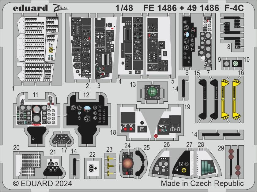Eduard BIG49437 F-4C HOBBY 2000, ACADEMY 1/48 – imagen 6
